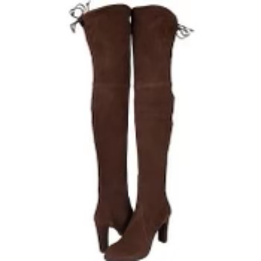 Stuart Weitzman Highland Over-the-Knee Suede Boots